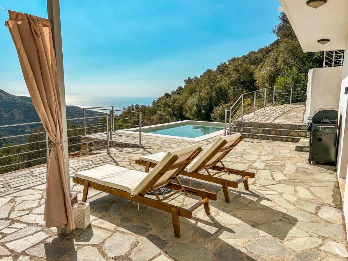 Kampos View - Quiet House At The End Of The Road, Private Pool Kámbos Exterior foto