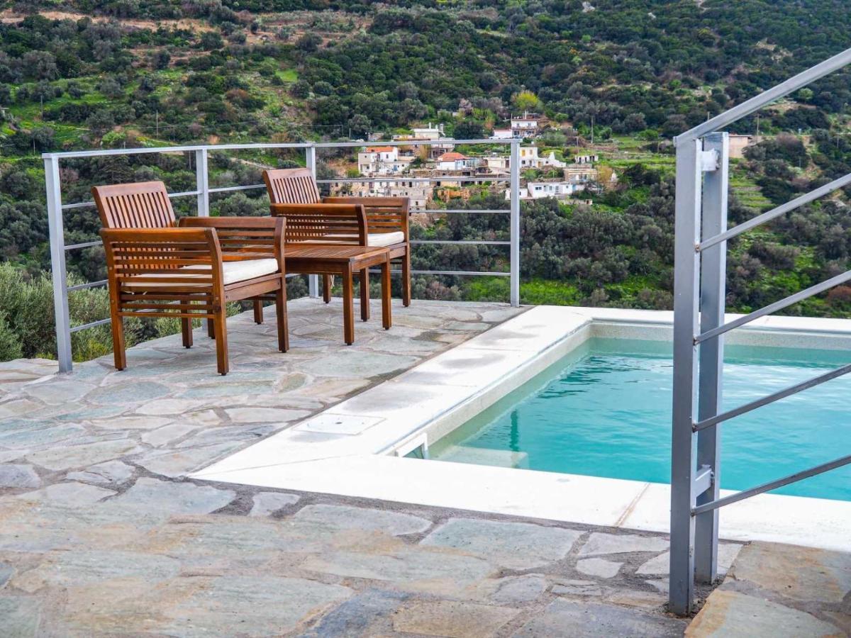 Kampos View - Quiet House At The End Of The Road, Private Pool Kámbos Exterior foto