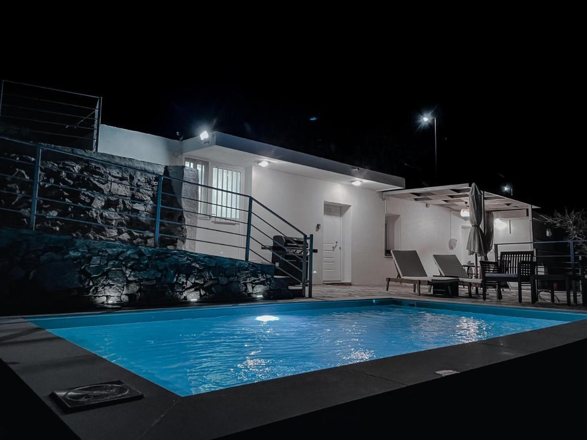 Kampos View - Quiet House At The End Of The Road, Private Pool Kámbos Exterior foto